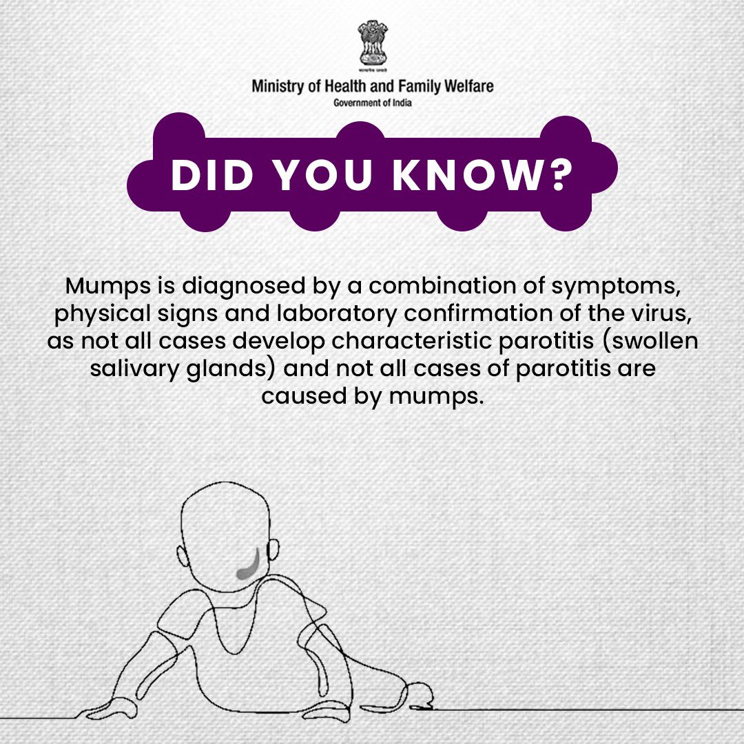 Understanding these factors about Mumps is vital for accurate diagnosis and treatment. Stay informed, stay aware! . . #HealthForAll #Mumps