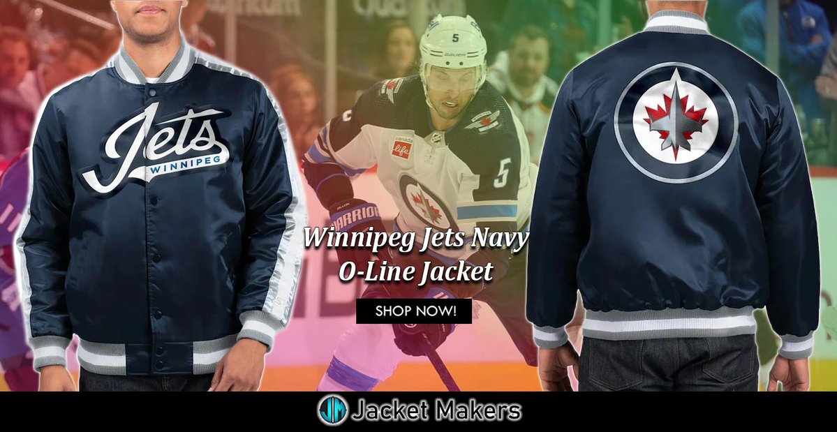 #O-Line Navy #WinnipegJets Full-Snap #Satin #Varsitys Jacket. jacketmakers.com/product/winnip… #Mens #Women #OOTD #Style #Fashion #Outfits #Costume #Cosplay #Gifts #Jacket #jets #winnipeg #GoJetsGo #hockey #sportsjacket #Blue #wooljacket #summer #sale #shopnow