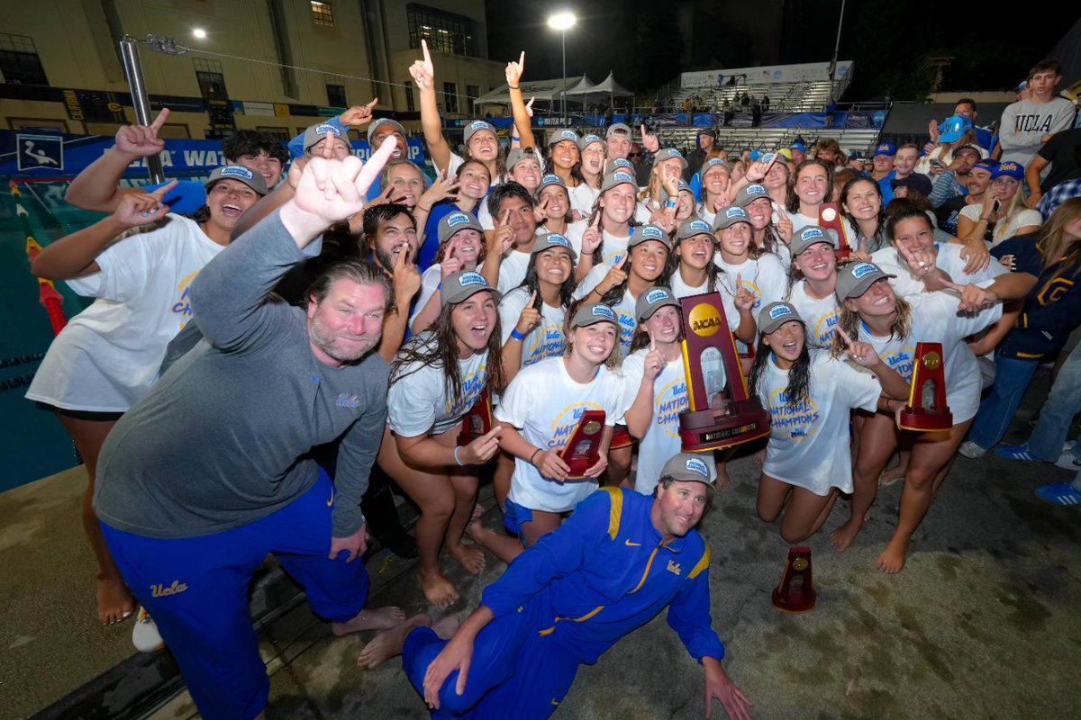 .@UCLAWaterPolo is perfect! 26-0 and winners of the 2024 @NCAA_Water_Polo championship! They defeated Cal 7-4 to win their first title since 2009. It's the 123rd overall championship for @UCLAAthletics. Lauren Steele was named MVP after recording 17 saves in the final.