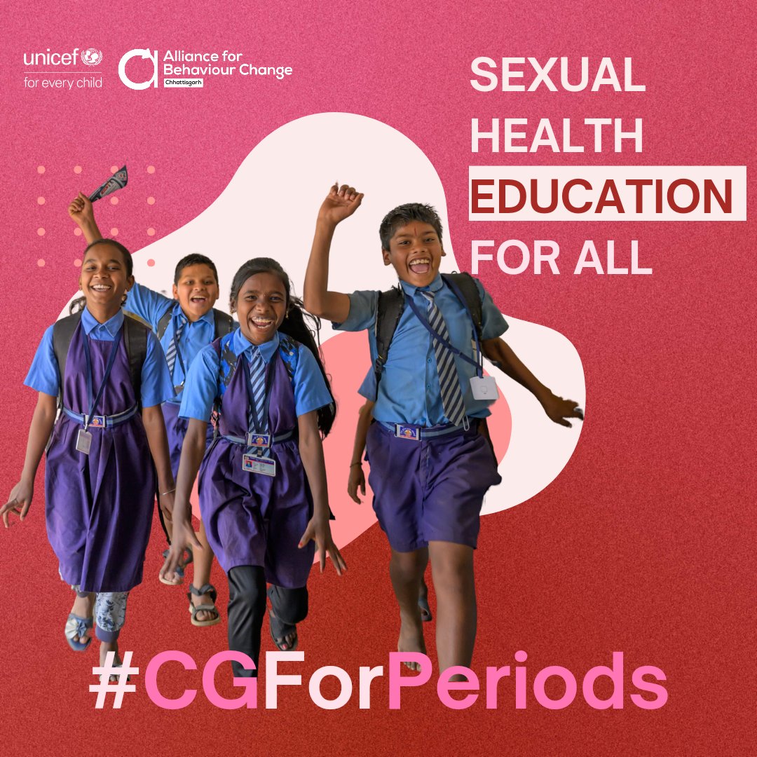 Empowering girls &amp; boys with comprehensive sexual health education is crucial♀️♂️

It's equally important to educate boys about periods- to promote empathy, break stigma, support health &amp; encourage inclusivity💛

Let's create a more understanding world!

#CGForPeriods #MHDay2024