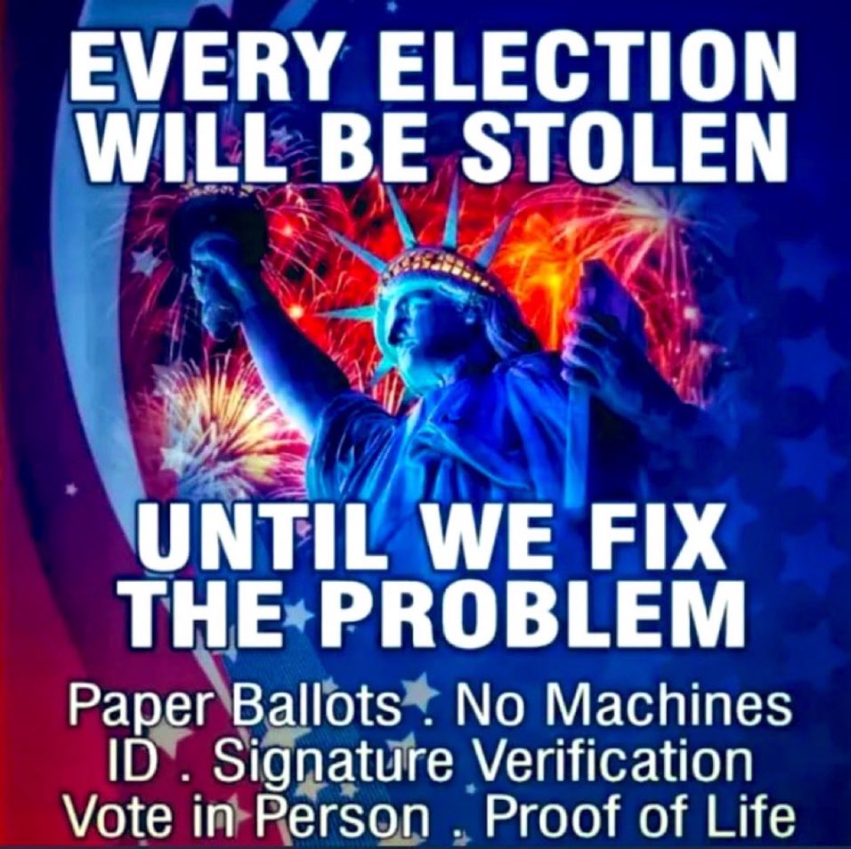 🤔 Did I figure it out? Hunter Biden's laptop was not revealed because it would INTERFERE with an election. Donald Trump was arrested and his name removed from the ballot in order to INTERFERE with an election. Let us start NOW to demand fair elections that do not cater to evil.