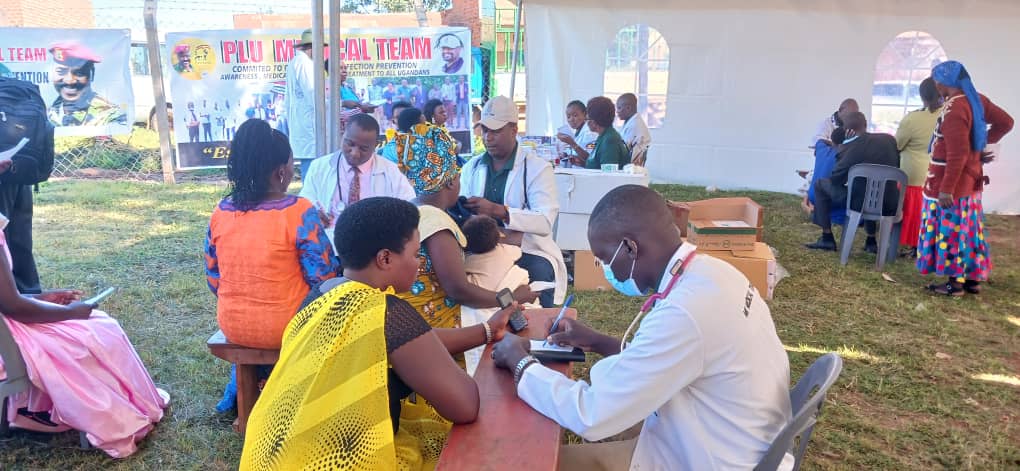 The people of Kasambya county Mubende District will never forget the free medical services offered to them by the #PLUMedicalTeam during the belated women's day celebrations at Lwegula P/S grounds on 12/05/2024.
@mkainerugaba
@mkainerugaba 
@MichealMawanda1
@DrGilbertTuhame