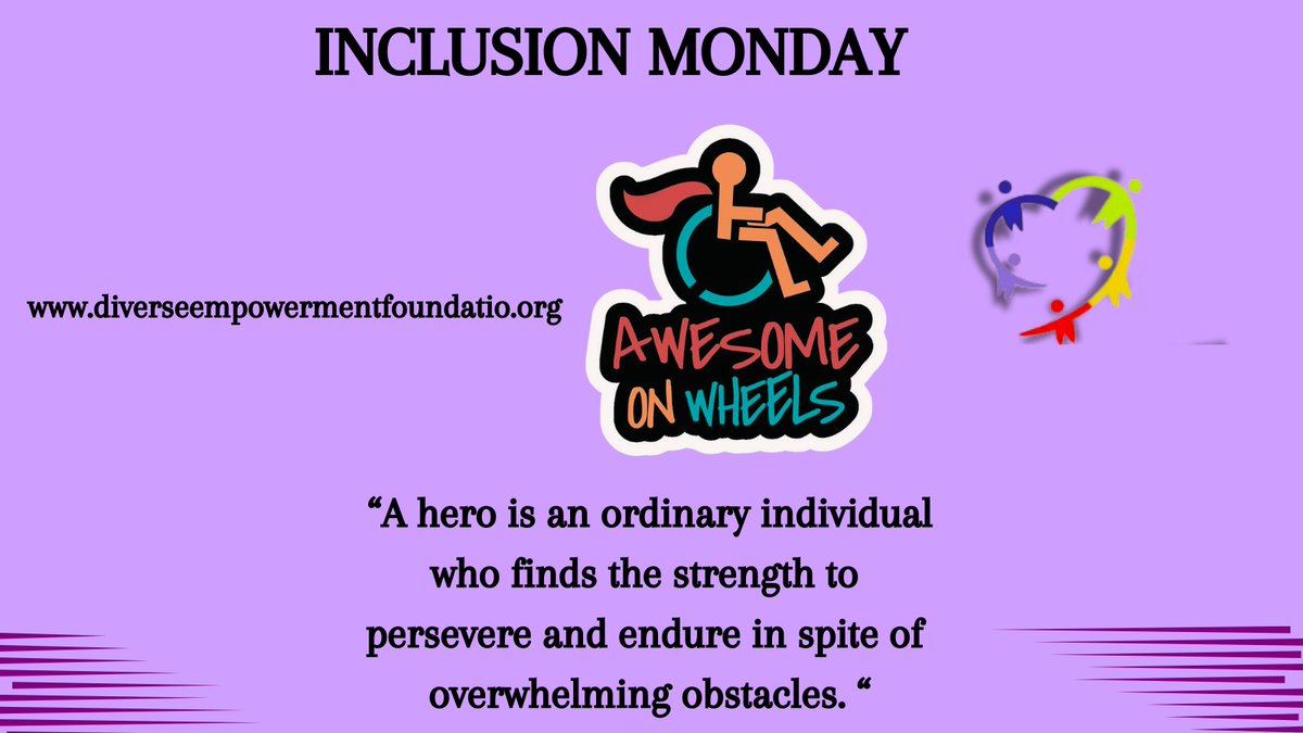 Here on Inclusion Monday, we continue to  remind you that,  empowerment 💪 knows no bounds therefore,  we must find strength 🦾 and ability in all our diversities and that's by embracing the beauty of Inclusion😊🥰.