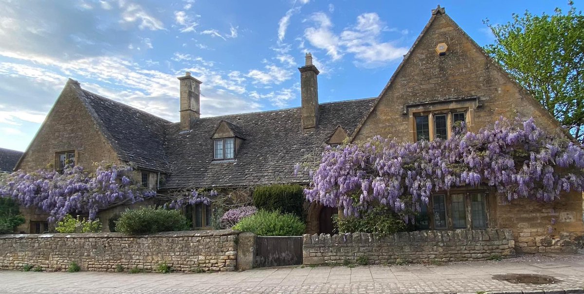 Wisteria season in the Cotswolds is just glorious 

Broadway