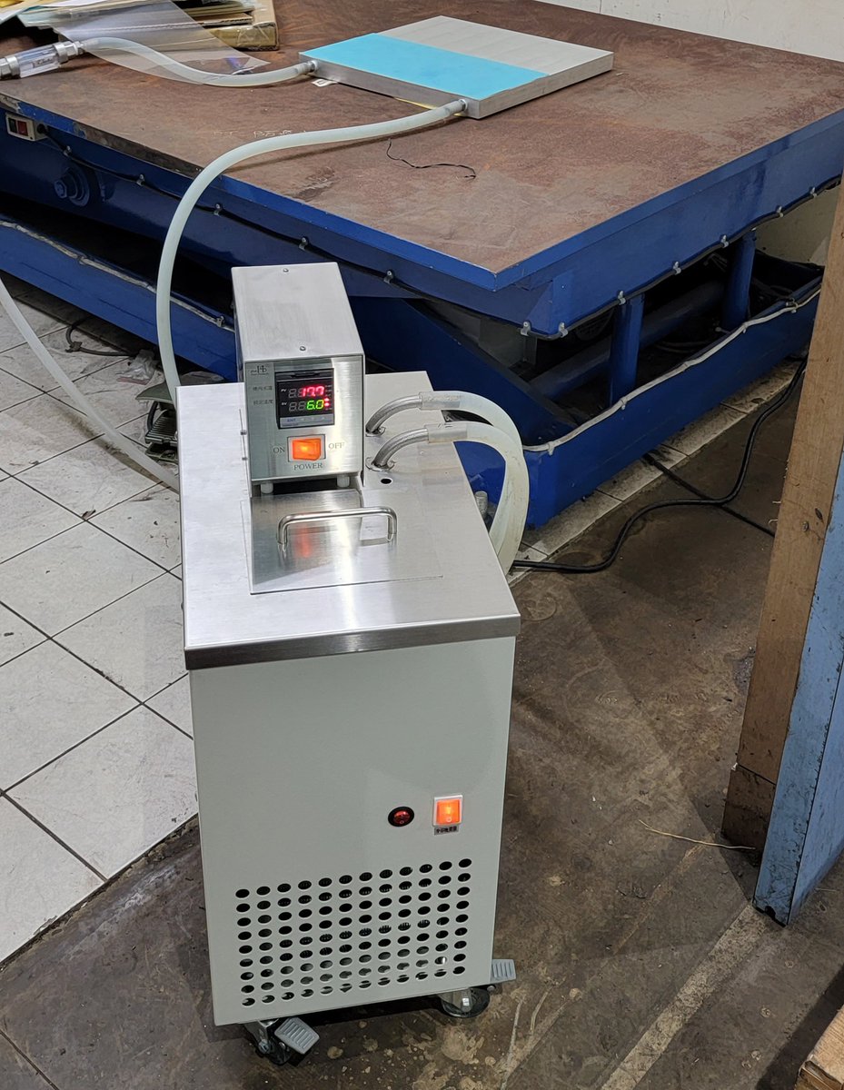 This case was a project developed to meet high-energy cooling demand by using our liquid cooling solution comprising a liquid-cold plate HS05MWCP and thermostat liquid chiller RC6311. Until now,it has been running 2.5 years in user's factory.
#cooling #cooler #Chiller #system