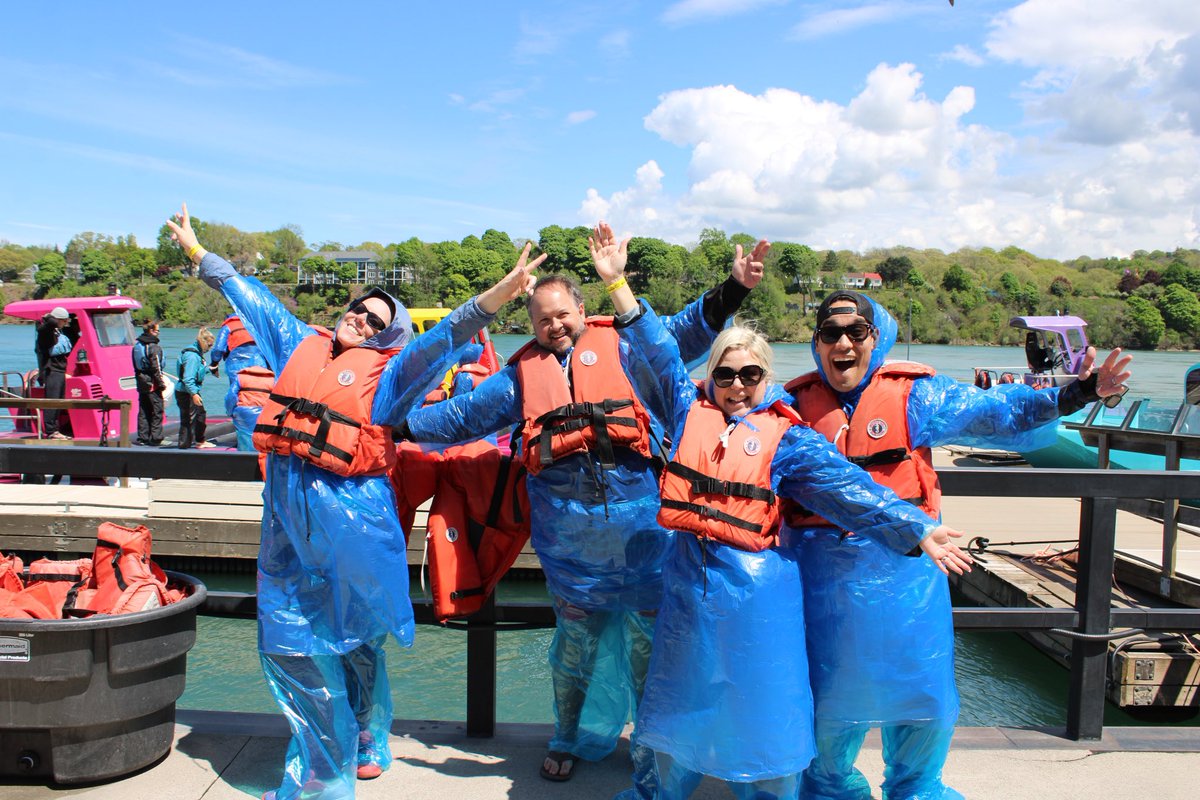 AdventurPro's tweet photo. Feeling the rush of the rapids for the very first time! Now that was one amazing adventure @NiagaraFalls @Visit_Niagara https://t.co/l50JggOmFN