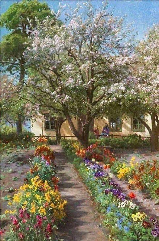 serkan_hizli's tweet photo. Sabah Bahçe - ressam Peder Mørk Mønsted ile Günaydın https://t.co/PLFmiBR7nj