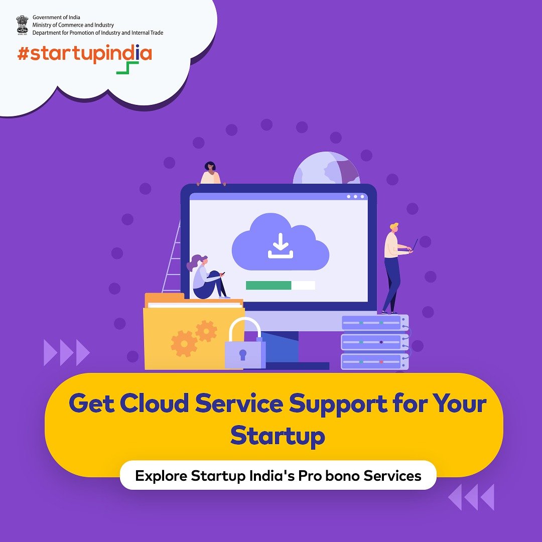 Calling all startups! Unlock Pro bono cloud service support from top tech organisations via Startup India's platform.

Visit- bit.ly/3e0PrwB

#StartupIndia #IndianStartups #Startups #LegalSupport #FreeBusinessServices #BusinessSupport #BusinessServices #DPIIT