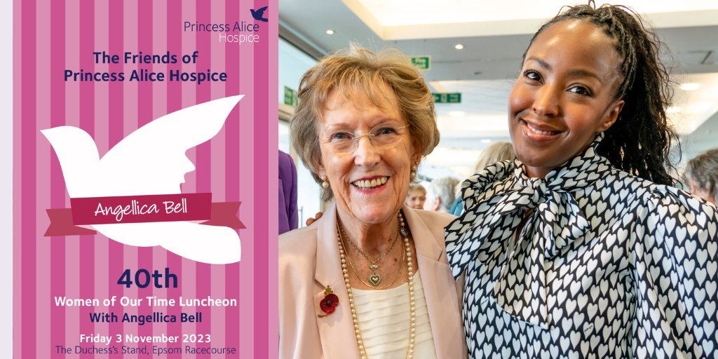 Did you know that each year for 40 years WOOT was a fundraising luncheon with a famous female speaker hosted by the friends to raise awareness and funds for the Hospice?🕊️ For more celebratory 40 years of volunteering content 👉🏾 pah.org.uk/40years🔗