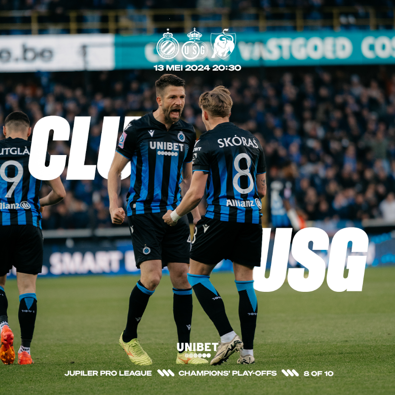ClubBrugge's tweet photo. Champions' Play-Offs: 𝐦𝐢𝐬𝐬𝐢𝐨𝐧 𝟖. ⚔️ #CLUUSG