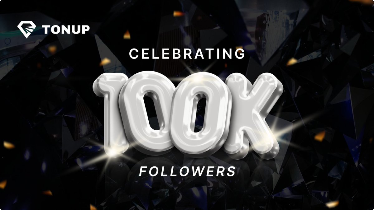 TonUP_io's tweet photo. We're on the brink of reaching a monumental milestone - 100k Twitter followers! 🌟

🙌 We owe a massive debt of gratitude to our extraordinary community for the unwavering support and unwavering engagement that has propelled us to this moment.

🚀 Stay tuned as we prepare to commemorate this milestone with a grand celebration. Thank you for being an indispensable part of our journey.✨