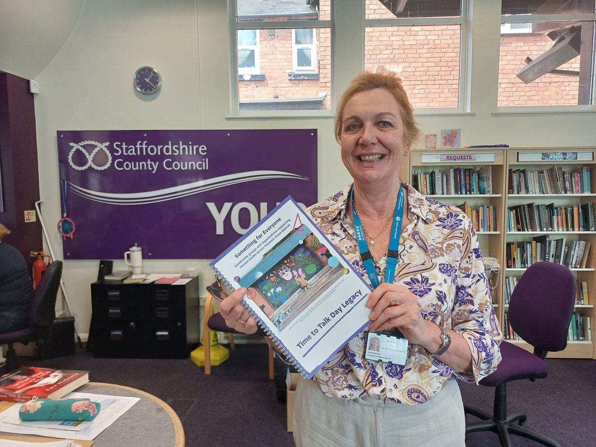 Cannock Chase Mental Health Hub are launching their book for #MentalHealthAwarenessWeek ‘Something for Everyone’ will be available soon in all of Cannock Chase Libraries for people to explore for local organisations with activity/groups that will meet their needs and interests.