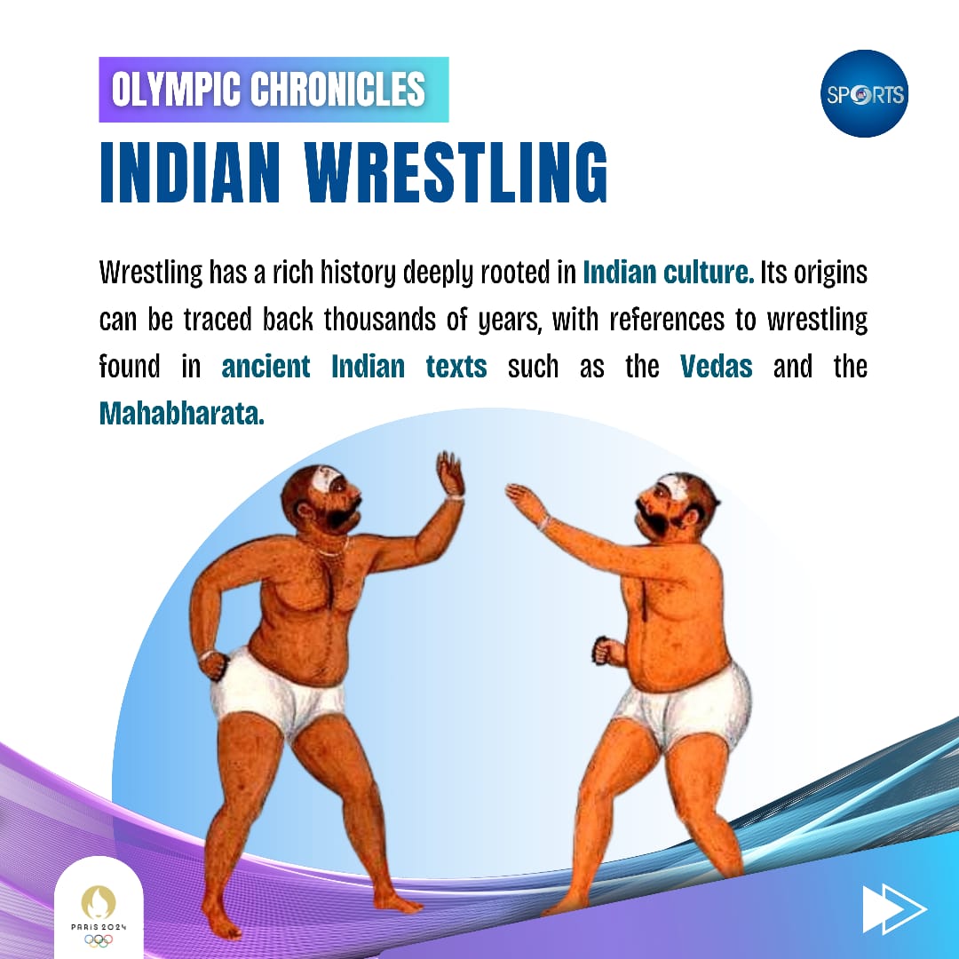 History of Indian Wrestling Through the Ages 🤼 #Paris2024 #Olympics #Wrestling