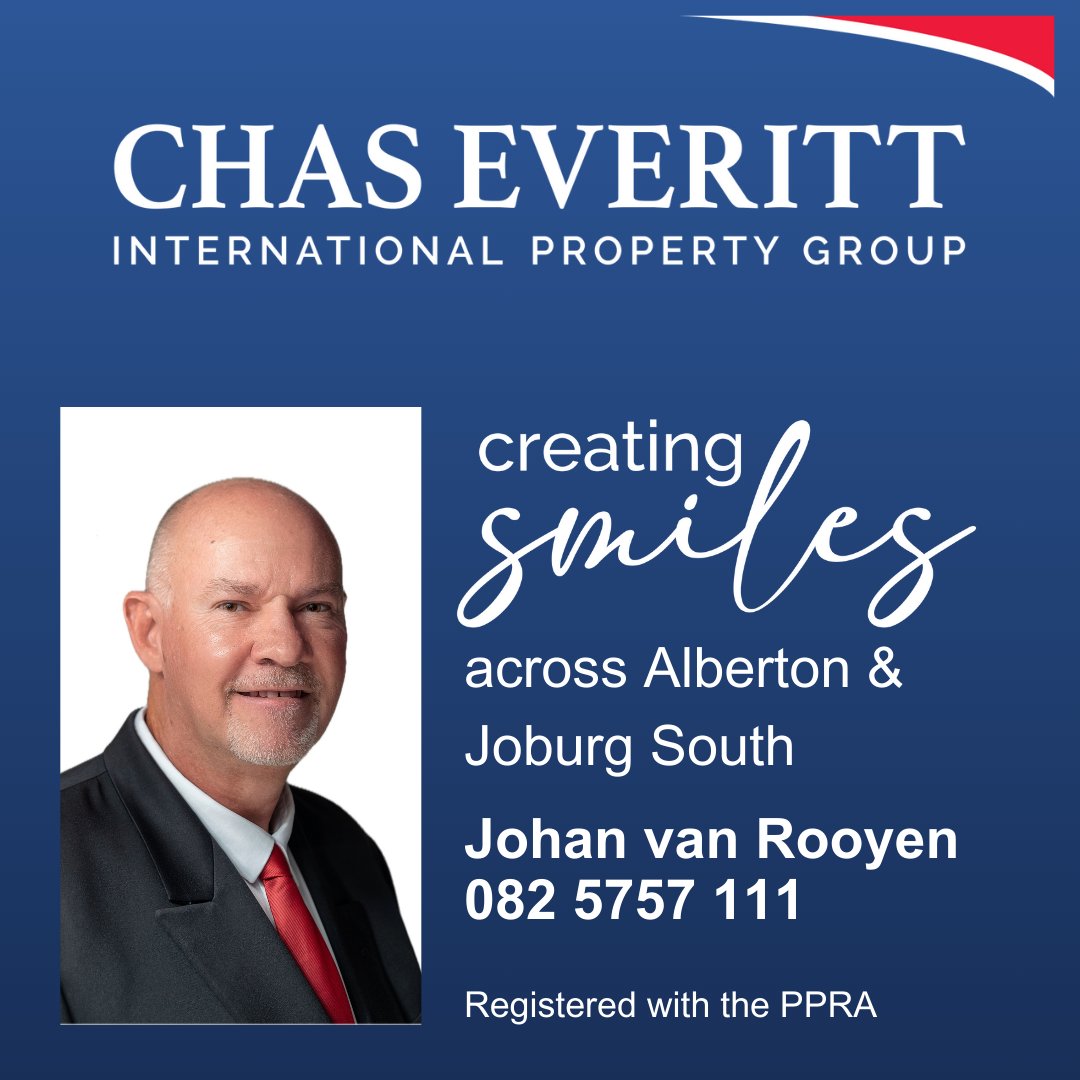 It's not a campaign, it's the Chas Everitt lifestyle 😎



Bringing a smile to your dial, one happy client at a time 😀

📞082 575 7111 ✉ johan.vanrooyen@everitt.co.za


#bassoniaestate #aspenhillsnatureestate #alberton #jhbsouth #Homeowners #propertybuyer #firsttimehomeowner