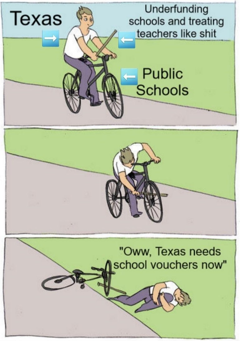 Please show these Texas school voucher taintlords that you're not as gullible as they think you are