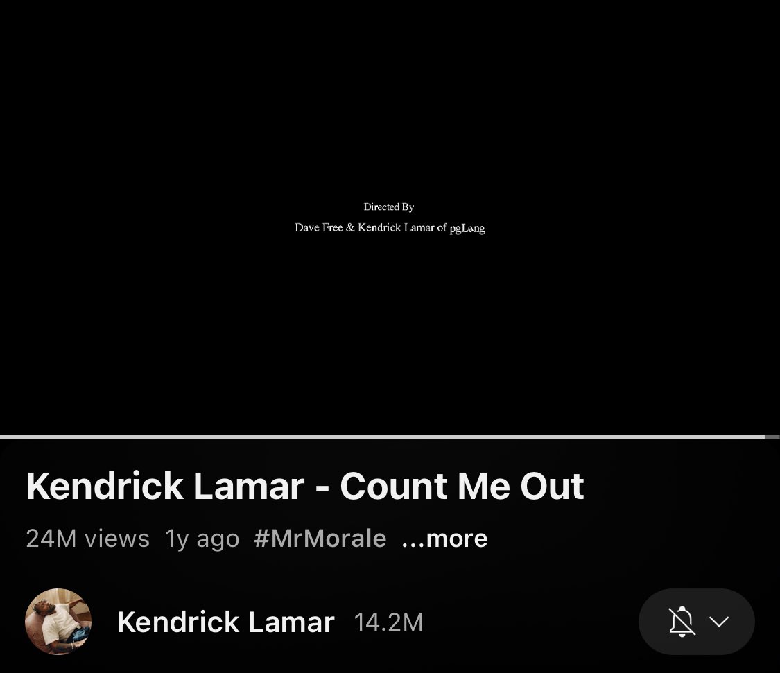 What is the irony of Drake thinking he found a smoking gun in Dave Free.. 

The man who directed @kendricklamar ‘Count Me Out’