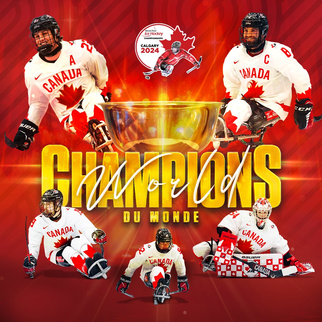 GOLDEN IN CALGARY! 🏆 L’OR À CALGARY! 🏆 #Calgary2024 | #ParaIceHockey