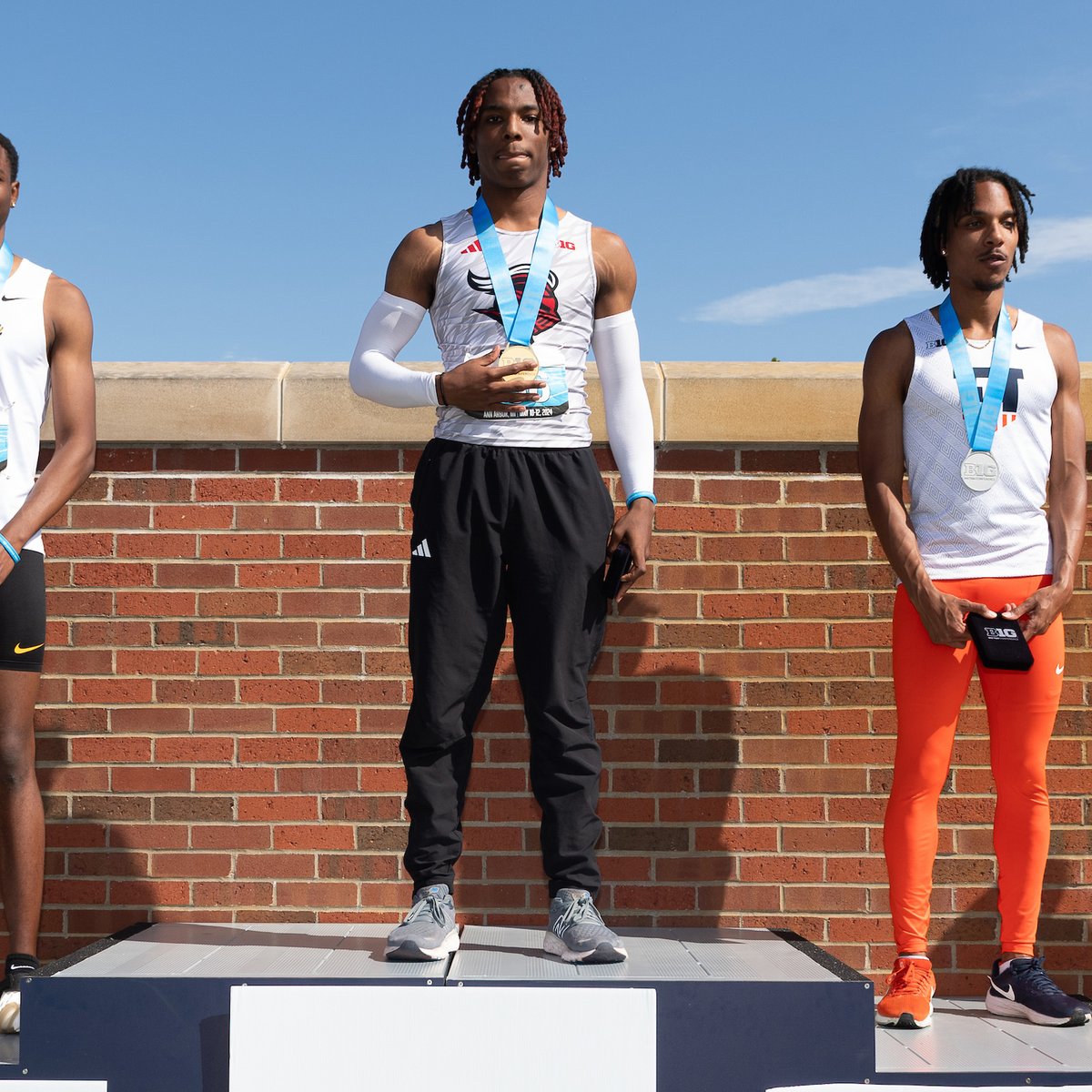 Bryce Tucker wins gold at #B1GTF Championships, highlighting six medals and 23 podiums. #RUTF earns its highest men’s and women’s team finishes in program history. 📰: go.rutgers.edu/4j2vnx4c #GoRU | 🛡⚔️