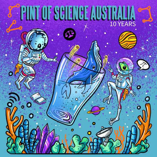 @pintofscienceAU is turning 10 this year! I'm very excited to be part of the line-up! I'll be introducing some remarkable creatures of the #GreatSouthernReef & the adaptations that help them thrive. If you're in Melbourne, grab a ticket to join us tonight shorturl.at/deGIR