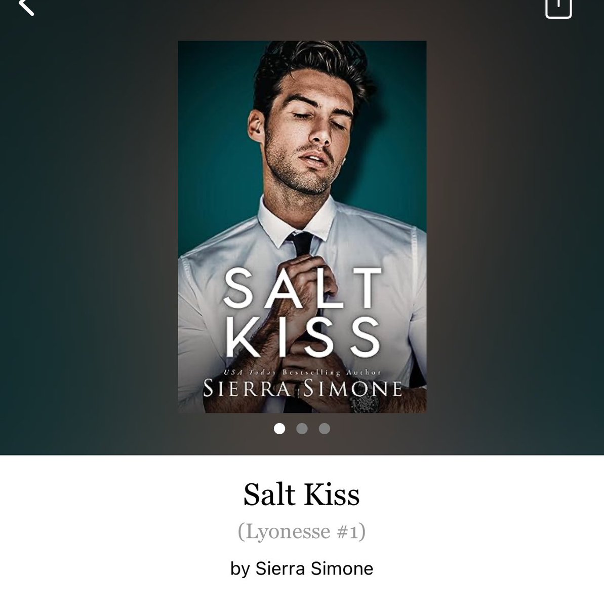 Salt Kiss by Sierra Simone 

#SaltKiss by #SierraSimone #6316 #38chapters #354pages #4654of400 #Series #audiobook #103for26 #Book1of2 #LyonessSeries #TristianAndMark #10houraudiobook #april2024 #clearingoffreadingshelves #whatsnext #readitquick
