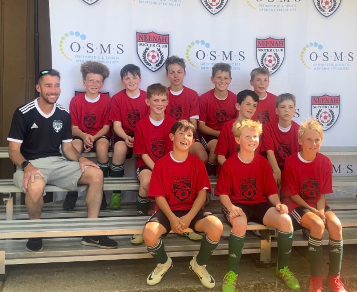 Congrats to the Select 2012 Boys Green team on taking first place at the Neenah Flatgrass Soccer Tournament!