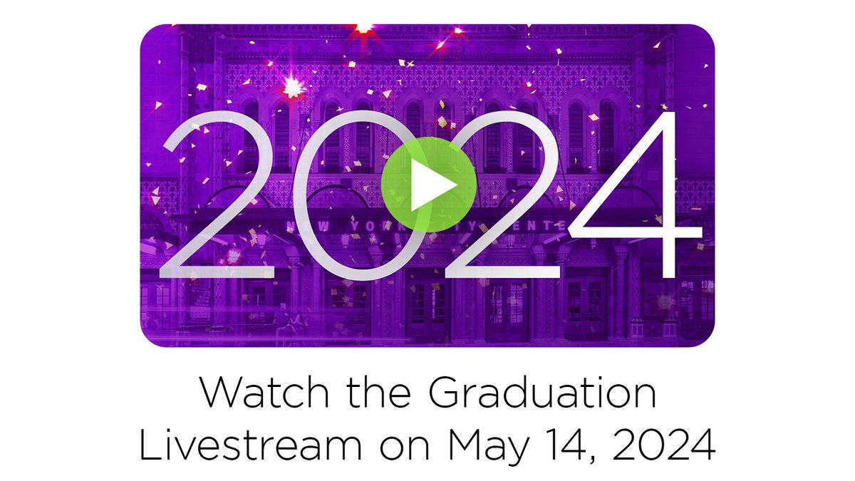 Tune in on May 14, 2024 to watch the livestream of the NYU GPH Graduation. Cheer on our over 490 Master's and Doctoral graduates! publichealth.nyu.edu/graduation2024