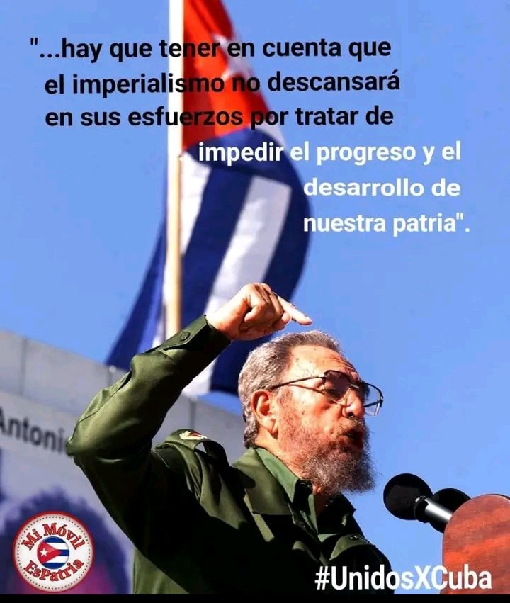 🇨🇺🇨🇺❤️❤️🇻🇪🇻🇪
#PorCubaJuntosCreamos 
#YoSigoAMiPresidente 
#FidelPorSiempre 
#CubaCoopera
#CubaporLaSalud
#CubaPorLaVida
@GleisisN