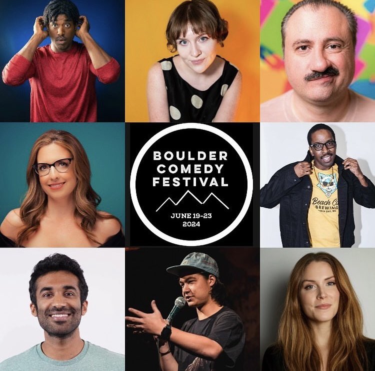 June 19-23rd! Boulder Comedy Festival! 7 shows, 4 venues and over 30 comics means there's something for everyone