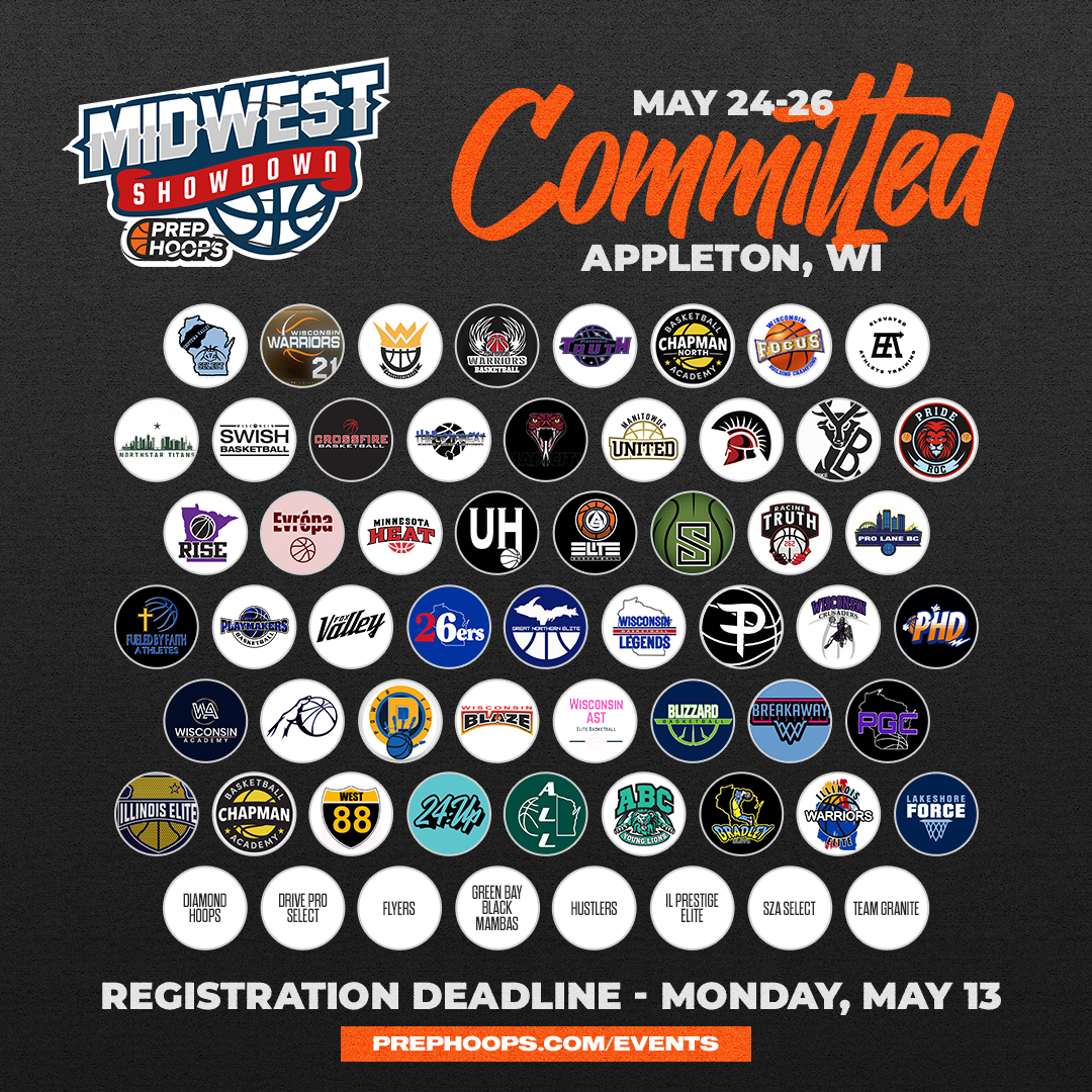 🚨 Attention Programs! Tomorrow is the 𝗟𝗔𝗦𝗧 𝗗𝗔𝗬 to register for the Midwest Showdown. Lock in your spot today! Register: events.prephoops.com/e/987/register…