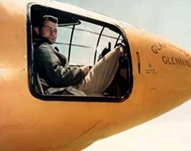 Today in 1950, the iconic Bell X-1 'Glamorous Glennis' flew for the last time, piloted by Chuck Yeager. It became a part of our collection soon after. #AirSpacePhoto