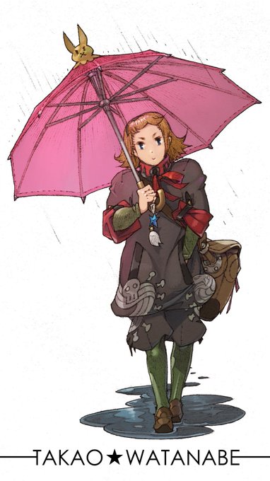 「holding umbrella」 illustration images(Latest｜RT&Fav:50)｜2pages