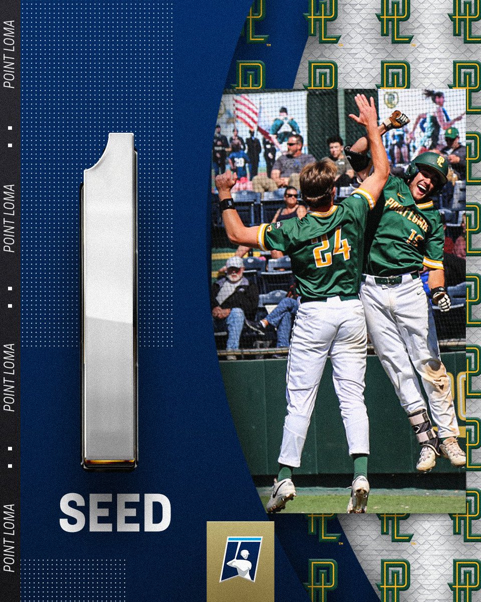 Representing the West Region as the No. 1️⃣ seed, @PLNUBaseball!

#MakeItYours | #D2BSB