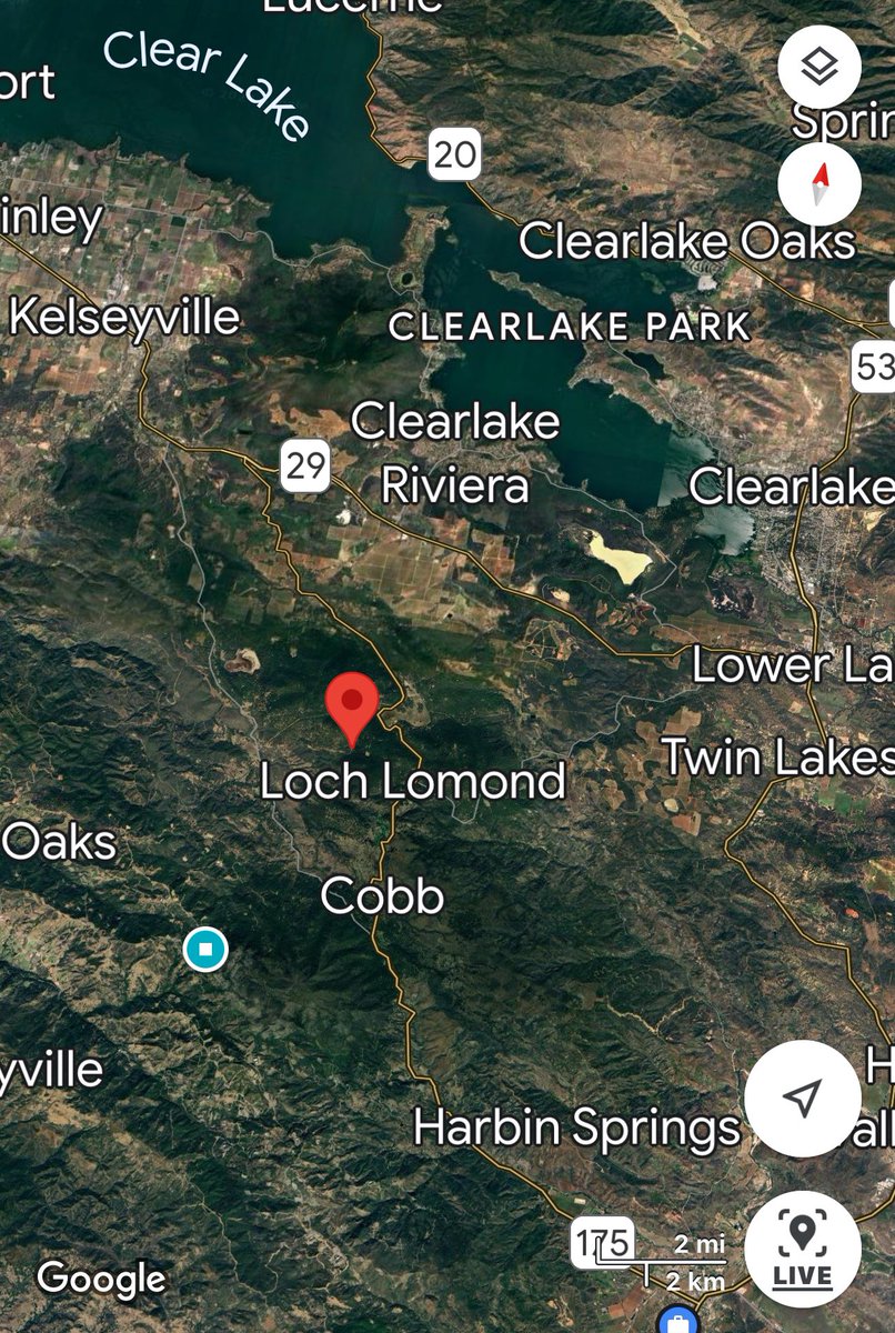CALFIRELNU's tweet photo. #AirFire - CAL FIRE Sonoma-Lake-Napa Unit is at scene of a vegetation fire near Rocky’s Rd / Airstrip Rd Cobb. This incident was identified by our Emergency Command Center utilizing @ALERTCalifornia prior to any 911 calls. If traveling in the area use caution. #CALFIRE https://t.co/vqEJ7Uyq4o