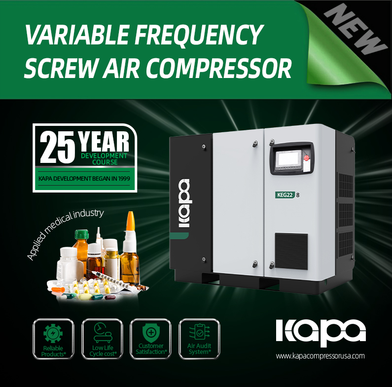 Air compressors play a crucial role in modern industry by providing a steady supply of compressed air to support the production, processing, and operation of various equipment and tools in different sectors.#www.kapacompressor.com