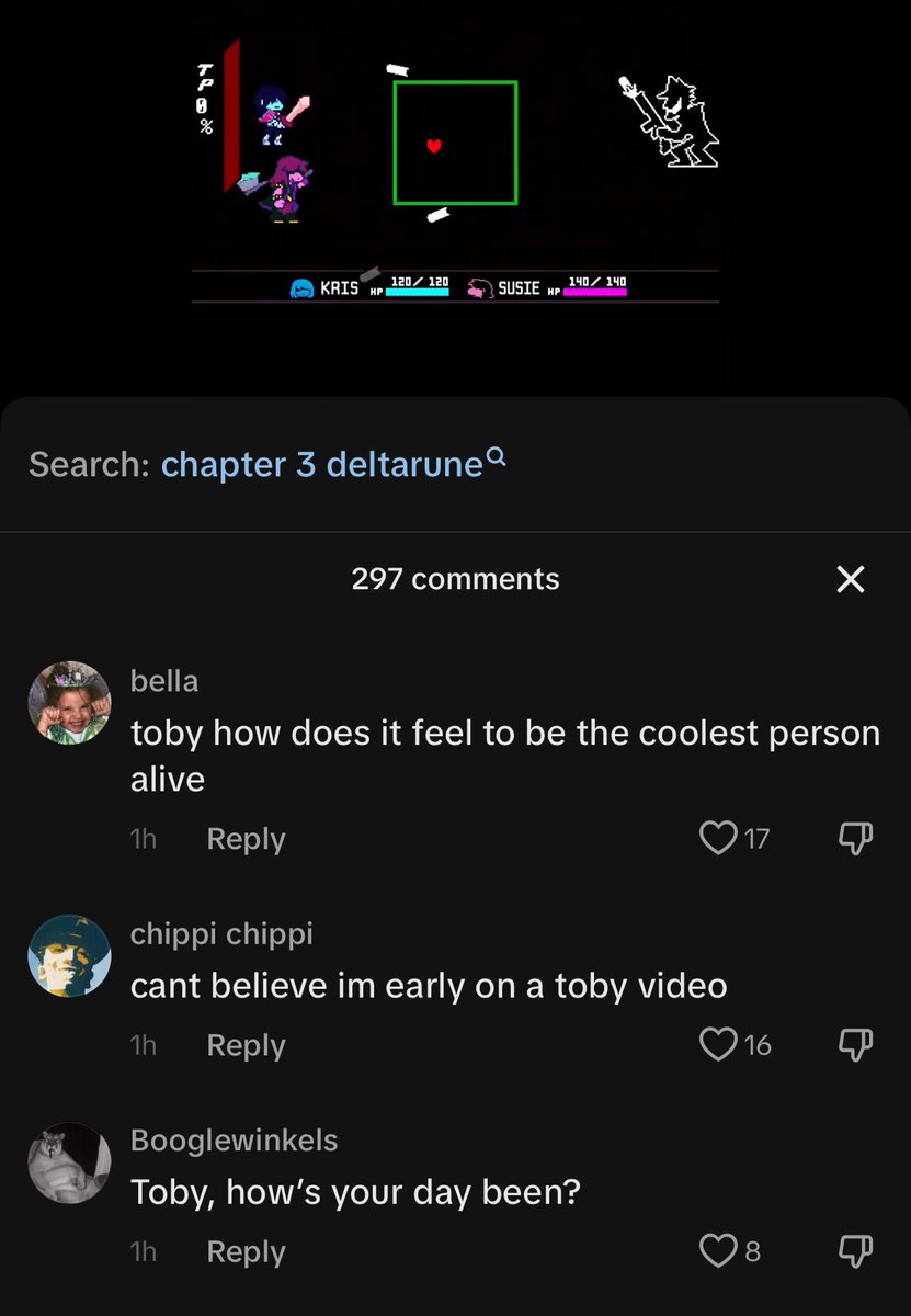 People falling for this impersonation of Toby Fox on TikTok and I just feel bad because Toby Fox does NOT like being impersonated