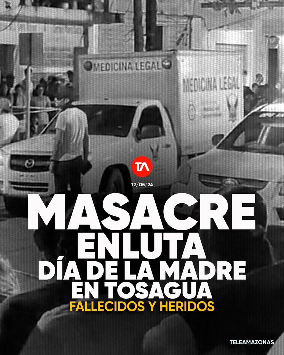 #MANABÍ | Tragedia en el Día de la Madre enluta a habitantes de Tosagua. Esto se sabe ow.ly/vRxY50RCXmO