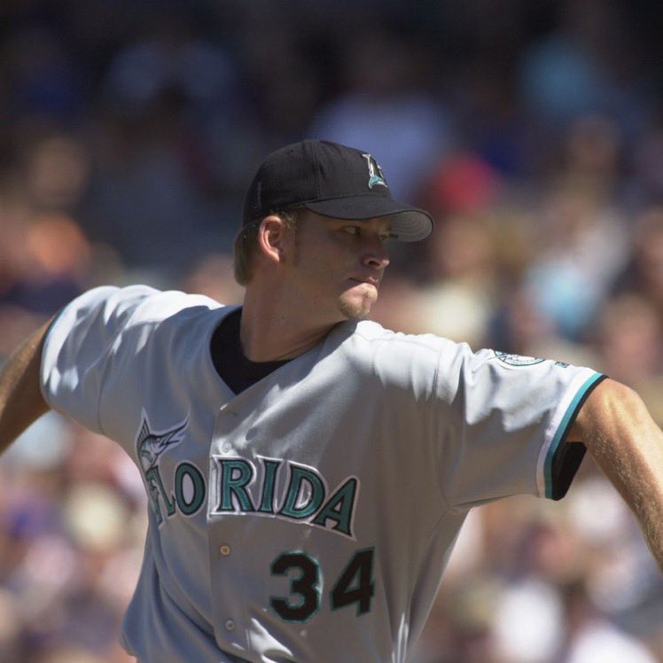 5/12/2001: On this date in 2001, Florida #Marlins starter A.J. Burnett became just the franchise’s third pitcher to toss a no-hitter. He did so while walking nine batters in a 3-0 victory over the San Diego #Padres at Qualcomm Stadium. #MLB #OTD #BaseballOTD #HomeOfBeisbol