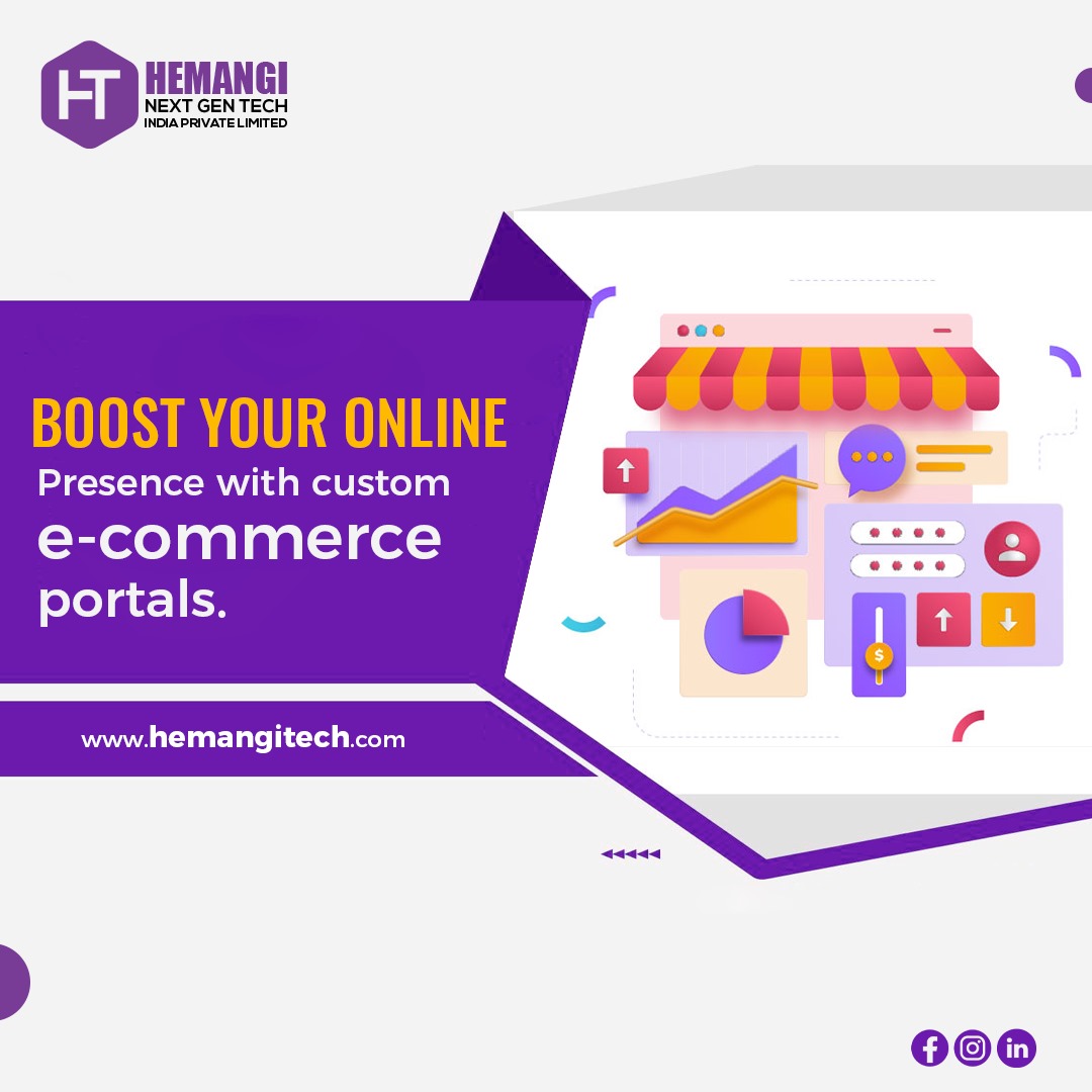 Hemangitech's tweet photo. Enhance your visibility and sales by creating an online store through e-commerce portal development. Reach a wider audience and streamline your business with a professional online platform.
#ecommerce #SoftwareDevelopment #technology #hemangitech https://t.co/sHdBRgs4Jx