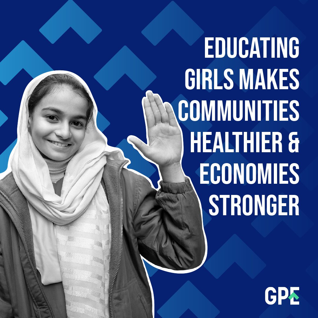 Girls' education boosts economic growth, curbs infant mortality and improves child nutrition. Let's #FundEducation and #InvestInWomen for a more sustainable, prosperous future.
