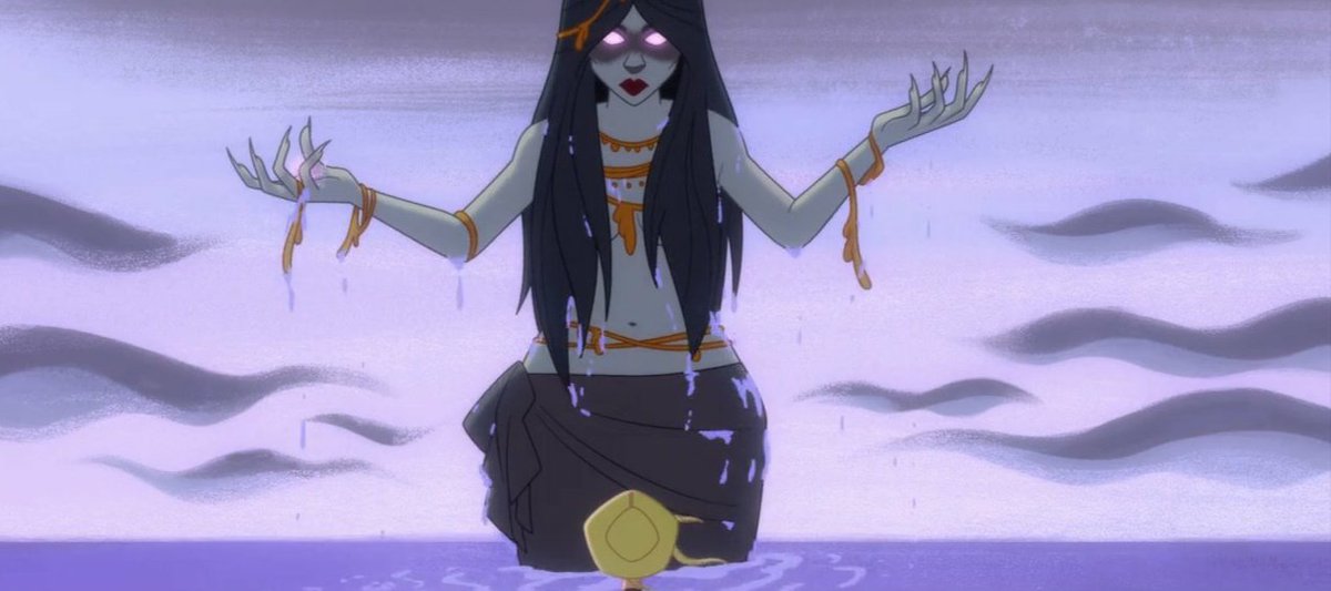 MJJoyceCrowley's tweet photo. LOVE it when DBD pauses on its mysteries &amp; teen angst &amp; just... Relishes telling a story. Whether it's interrupting the plot to tell a folktale thru animation, or letting folklore motifs like oracles &amp; men in giant fishes exist just because. It's Sandman-esque AS HELL &amp; I LOVE IT https://t.co/5hUm2urT4N