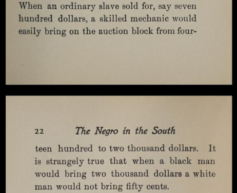 You can see why activist historians don't like Booker T. Washington. I laughed.

#USHistory #BlackHistory
Booker T. Washington, The Negro in the South, 1907