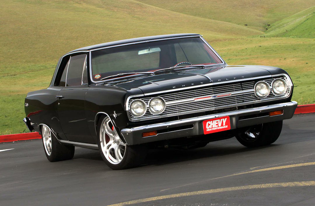 So she's a '65 Chevy Malibu SS... But we love a classic black Chevy all the same 😍 #Tracker