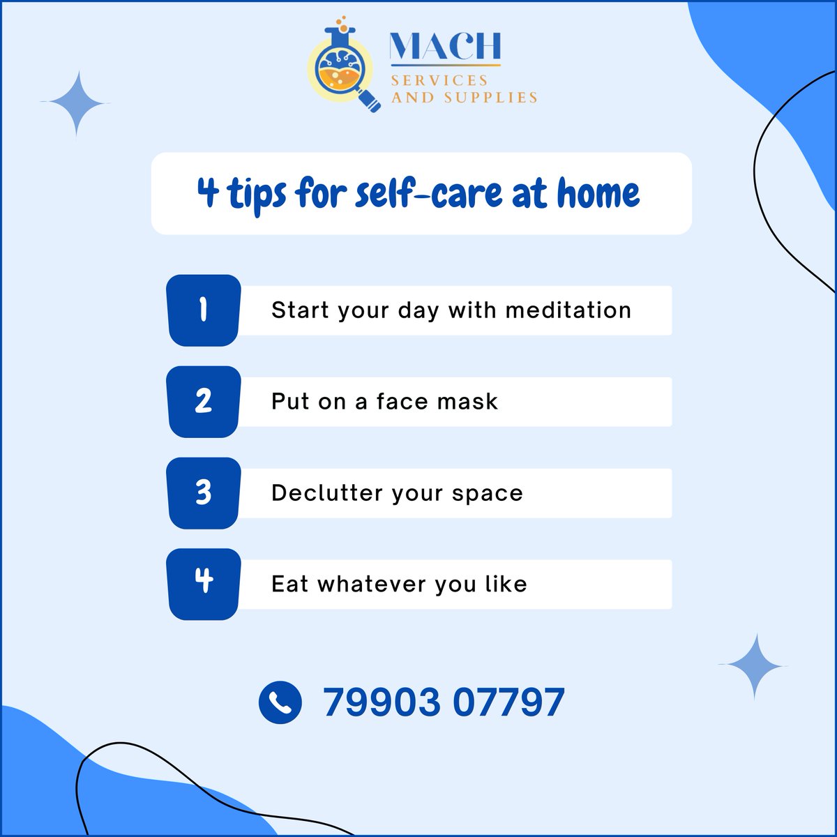 4 tips for self-care at home itself.
.
.
#delivery #machservicesandsupplies #machservices #deliveryservice #style #love #instagood #like #photography #motivation #motivationalquotes #inspiration #surat #suratcity #suratfood #suratphotoclub #sunofcitysurat #sürat #wearehiring