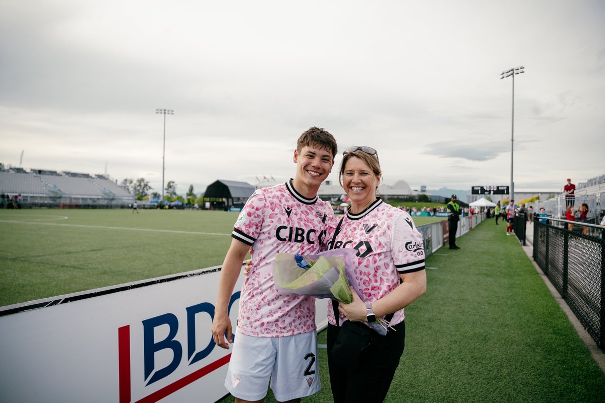 Big thank you to all the Mom's for supporting us at today's match ❤️ #VancouverFC #CanPL