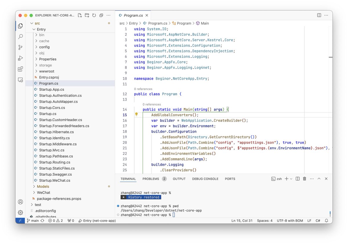 zhimin_zhang's tweet image. 给VSCode配置了一个紧凑模式，希望以后官方会类似这样的配置。 #vscode #compactmode