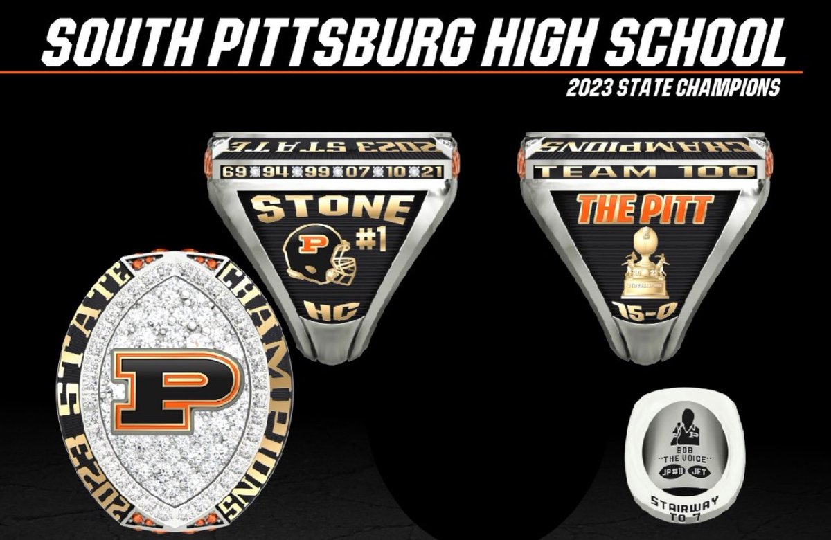 The 2023 Class 1A State Champion Ring and Awards Ceremony took place this afternoon at SPHS. Award winners are shown below. Team 100 was together again one final time to recognize last year’s historic 15-0 season. Thank you again to everyone that helps makes our program the best!