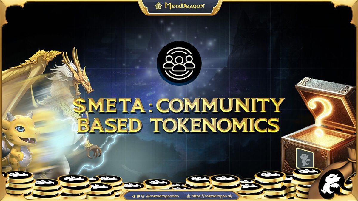 🌍 $META applied a community based tokenomics, including fairlaunch, minimal share for devs, and earning through fees. making it easier to be accepted by communities and new-comers. 

META hatching is coming on May 16th, and #MWars on May 20th! 

💟 & 🔁 + Follow 🔔
#MetaDragon…