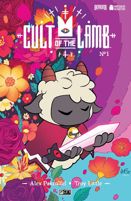 Cult of Lamb #1 is coming from @onipress June 4th and yours truly has a variant cover for it! Colors by the great @whoisrico. Let your comic shop Know you want a copy!
