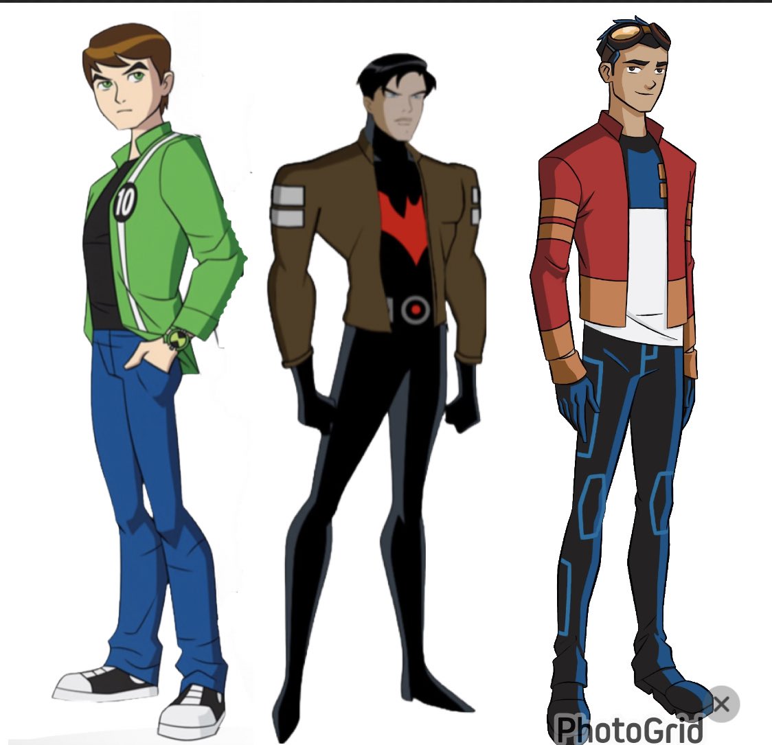 The three musketeers of cool jackets i wanted as a kid(and still do)
#Ben10 #BatmanBeyond #GeneratorRex