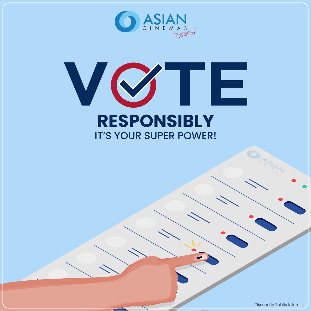 The Vote is precious..It is the most powerful non-violent tool we have in a democratic society, and we must use it !! #VoteResponsibly